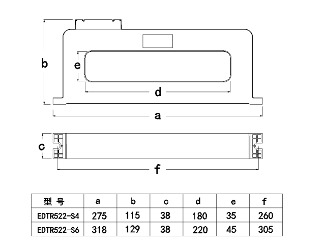 EDTR521/2-R/S系列 EDTR521-R1, EDTR521-R2, EDTR521-R4, EDTR522-S4, EDTR522-S6 組合式電氣火災(zāi)監(jiān)控探測(cè)器(圖7)